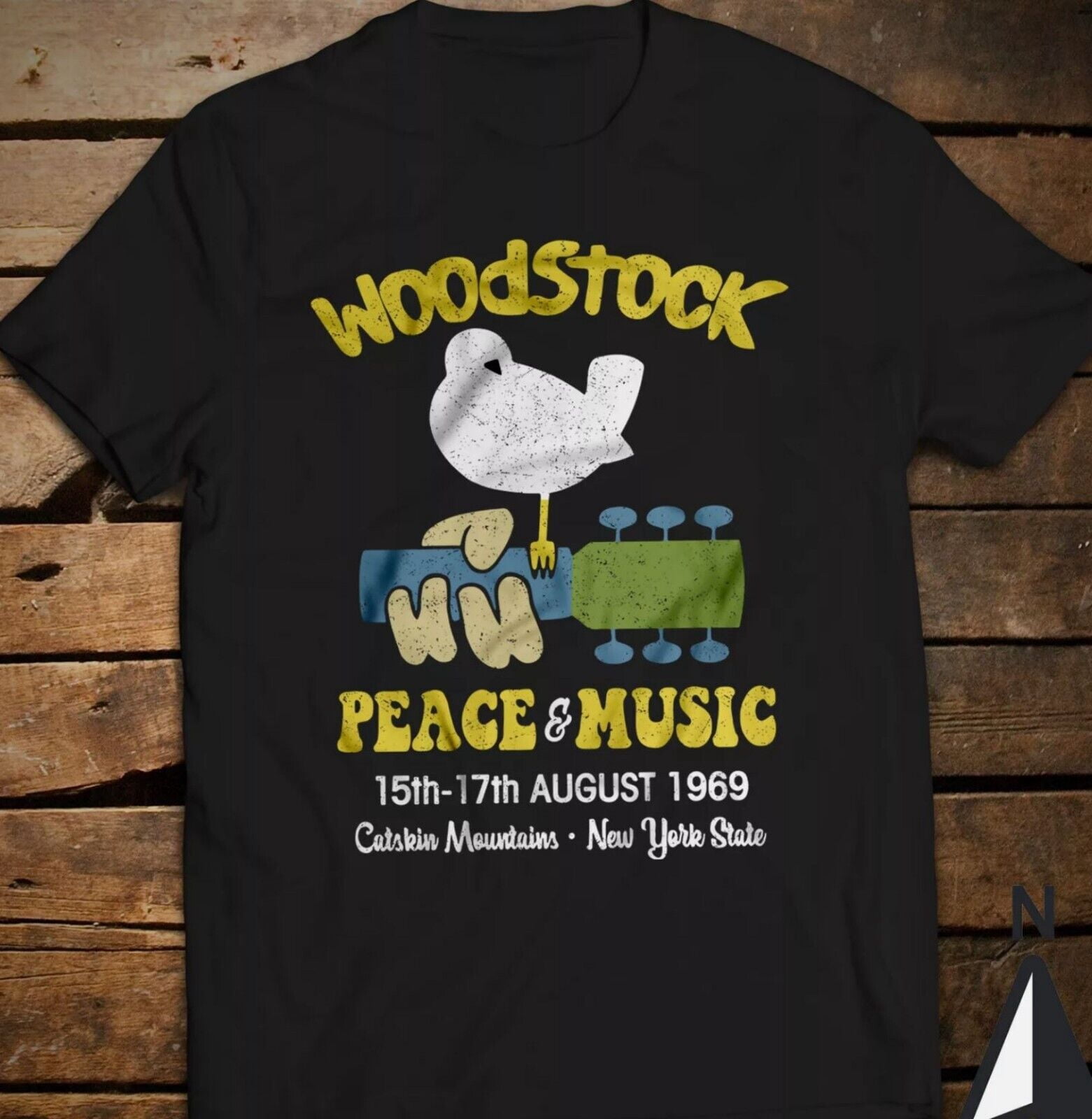 Peace & Music Festival Classic TShirt New York State Woodstock August