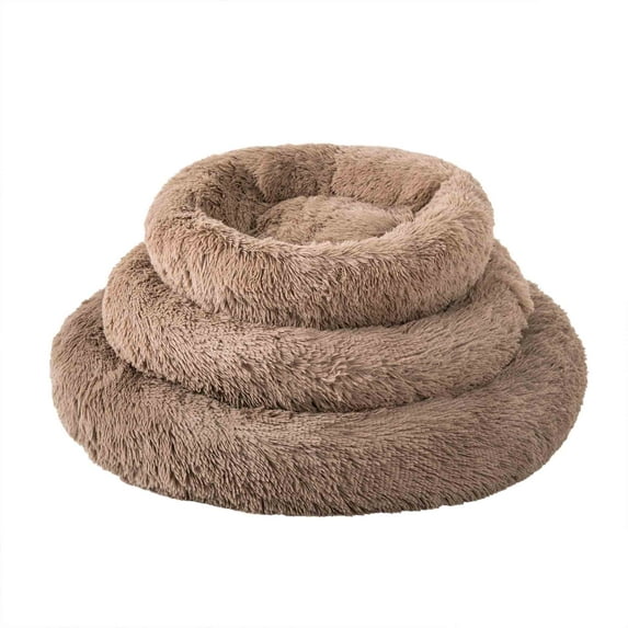 Peace Nest 28" Plush Donut Dog Bed Pets Sleeping Bed