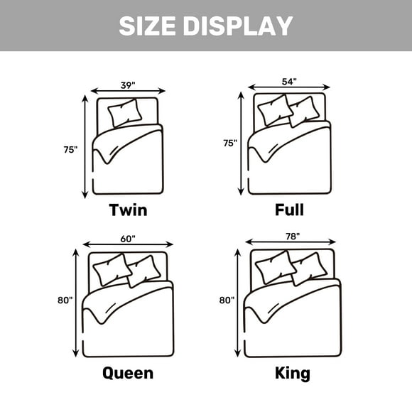 Peace Nest 3"& 4" Ultra Thickness Fitted Down Alternative Fiber Mattress Topper with Elastic Deep Strape Queen - White - 3 Inch