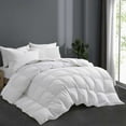 thumbnail image 1 of Peace Nest All Season White Goose Down and Feather Fiber Comforter Duvet Insert, Full/Queen, 1 of 5