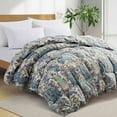 thumbnail image 1 of Peace Nest Boho Paisley Flower Printed Down Feaher Fiber Comforter, 1 of 6