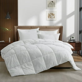 Peace Nest All Season Weighted Blanket White Goose Fiber Comforter Sensory Therapy Deep Sleep Anxiety Relief Cal King size Walmart