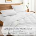 thumbnail image 1 of Peace Nest Lightweight & Medium Weight White Goose Down Duvet Comforter Lightweight King, 1 of 5