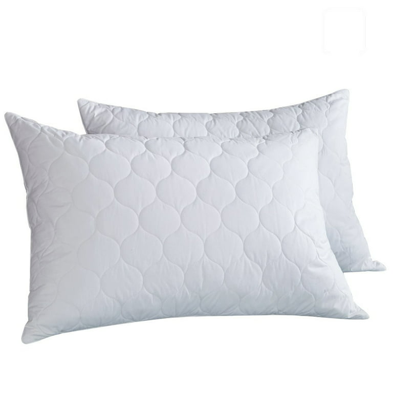 Peace Nest White Goose Feather Down Bed Pillows Set of 2, Queen