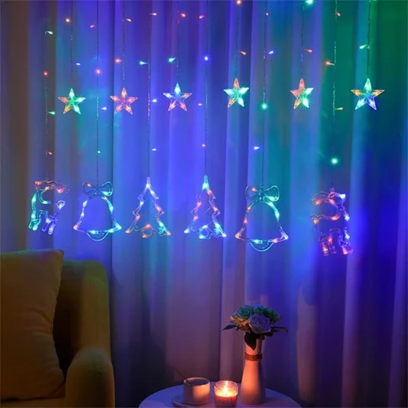 Peace Night & Festive tree window lights, 5 meters indoor string lights, LED Peace Night & Festive