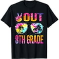 thumbnail image 1 of Peace Out 8th Grade Tie Dye Graduation Last Day Of School T-Shirt, 1 of 3