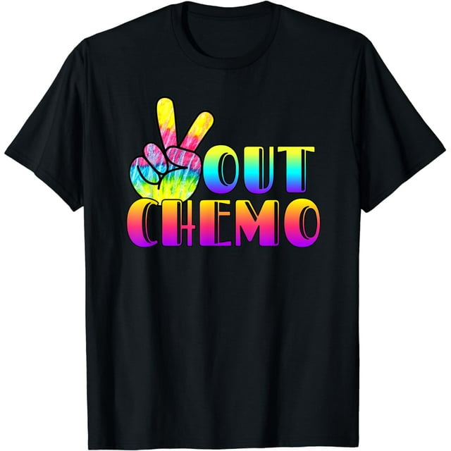 Peace-Out Chemo Last Day Of Chemo End Chemotherapy Cancer T-Shirt ...
