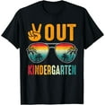 thumbnail image 1 of Peace Out Kindergarten Graduation Class Of 2024 Boy Girl Kid T-Shirt, 1 of 4