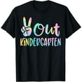 thumbnail image 1 of Peace Out Kindergarten Graduation Class Of 2024 Kid Boy Girl T-Shirt, 1 of 4