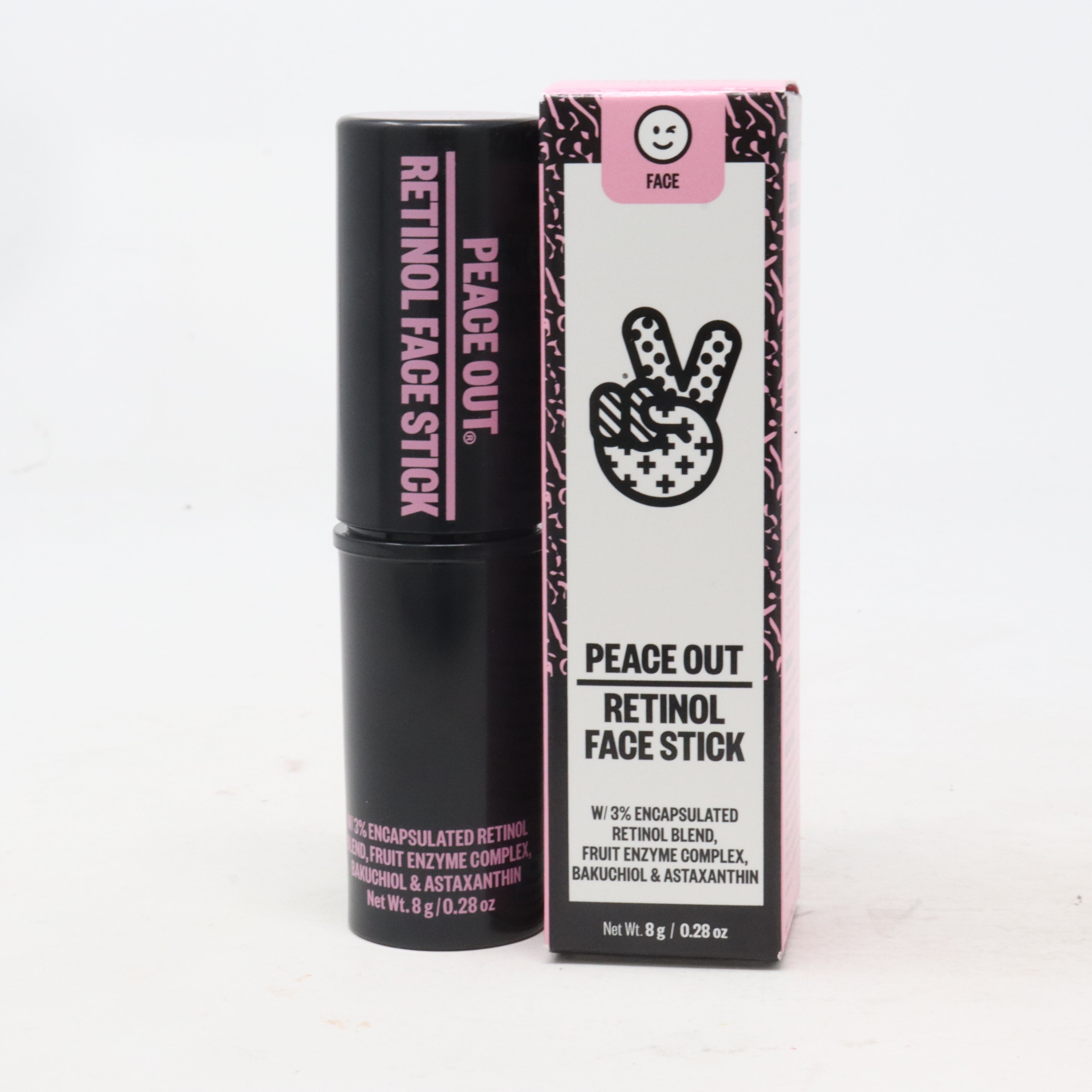 Peace Out Retinol Face Stick 0.28oz/8g New With Box