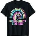 thumbnail image 1 of Peace Out Single Digits I'm 10 Tie Dye Shirt Birthday Girl T-Shirt, 1 of 5
