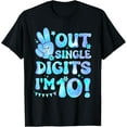 thumbnail image 1 of Peace Out Single Digits I'm 10 Year Old 10th Birthday Girl T-Shirt, 1 of 4