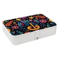thumbnail image 1 of Peace Portable PU Leather Organizer Box with Removable Compartment for Jewelry Display and Storage - Jewelry Boxes Included, 1 of 6