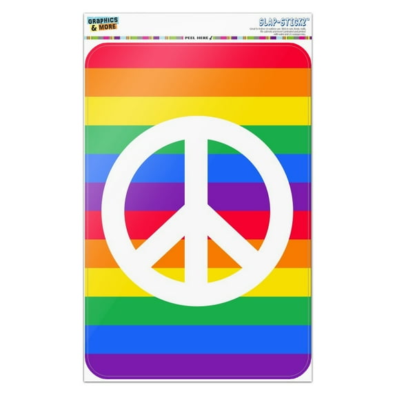 Peace Rainbow LGBTQ Symbol Home Business Office Sign