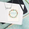 thumbnail image 1 of Peace Script Necklace, 1 of 4