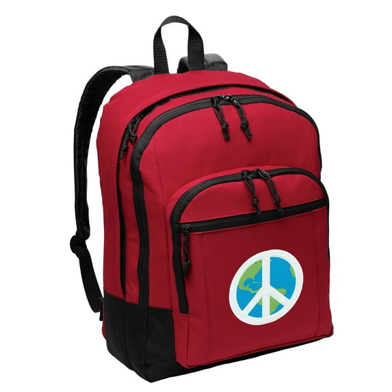 Peace Sign Backpack MEDIUM SIZE World Peace Backpacks & School Bags