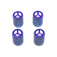thumbnail image 1 of Peace Sign Blue - Valve Stem Caps, 1 of 1