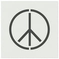 thumbnail image 1 of Peace Sign DIY Cookie Wall Craft Stencil - 5.5 Inch, 1 of 5