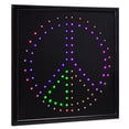 thumbnail image 1 of Peace Sign Framed LED Sign, 1 of 7