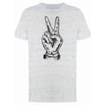thumbnail image 1 of Peace Sign Hand Sketch Tee Men's -Image by Shutterstock, 1 of 2