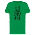 thumbnail image 1 of Peace Sign Hand Sketch Tee Men's -Image by Shutterstock, 1 of 2