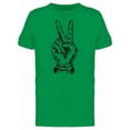 thumbnail image 1 of Peace Sign Hand Sketch Tee Men's -Image by Shutterstock, 1 of 2