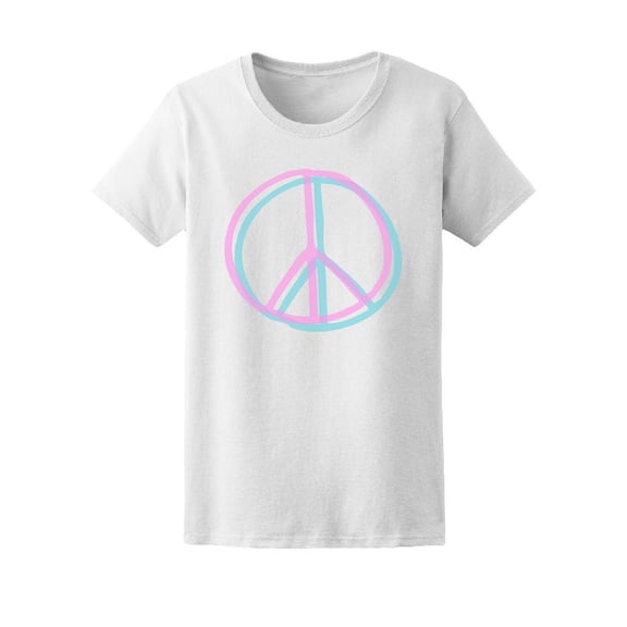 Peace Sign (Highlight Style) T-Shirt Men -Image by Shutterstock, Male XX-Large