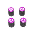 thumbnail image 1 of Peace Sign Pink - Valve Stem Caps, 1 of 1