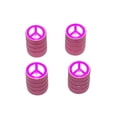 thumbnail image 1 of Peace Sign Pink - Valve Stem Caps, 1 of 1
