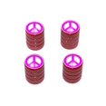 thumbnail image 1 of Peace Sign Pink - Valve Stem Caps, 1 of 1
