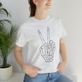 thumbnail image 1 of Peace Sign Skeleton Shirt, 1 of 2