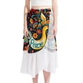 thumbnail image 1 of Peace Sign Stunning Chiffon Beach Dresses for Women | Summer Dresses for the Beach, 1 of 6
