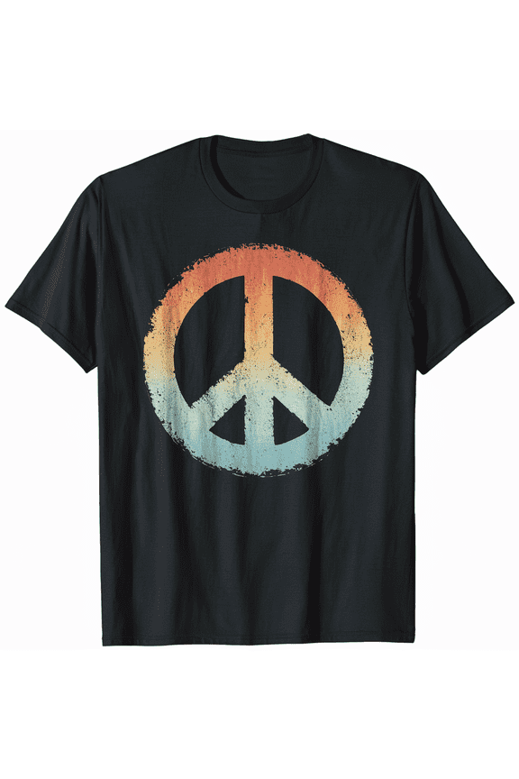 Peace Sign T-Shirt Love Hippie Symbol Graphic Tee