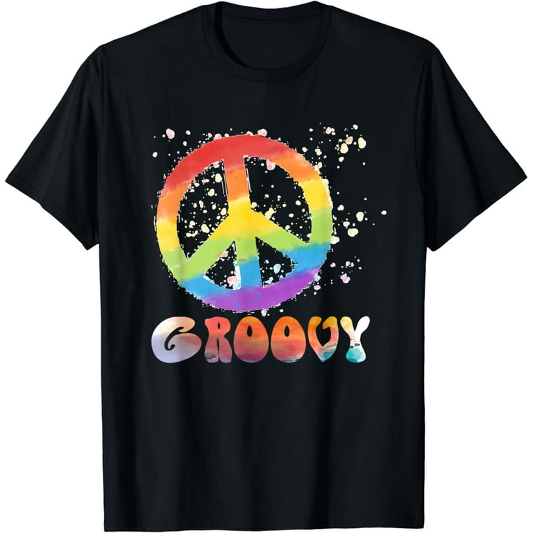 Retro Peace Shirt | Love 60'S 70'S Hippie Inspired Retro Peace Shirt | Love 60'S 70'S Hippie Inspired