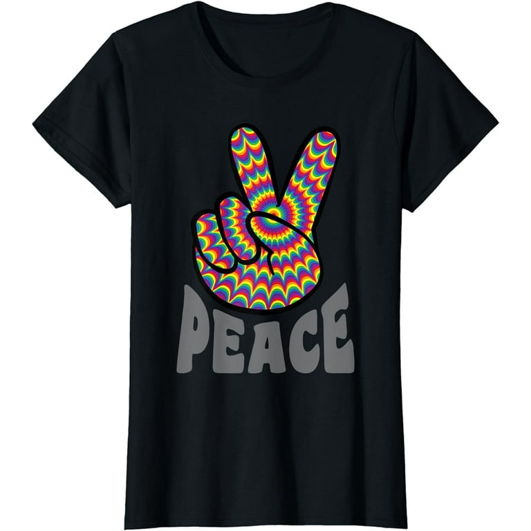 Groovy 70'S Retro Vintage Tie Dye Hippie Peace Sign T-Shirt Groovy 70'S Retro Vintage Tie Dye Hippie Peace Sign T-Shirt