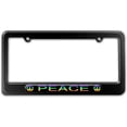 thumbnail image 1 of Peace - Signs Rainbow License Plate Frame, 1 of 1