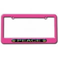 thumbnail image 1 of Peace, Signs Rainbow License Plate Tag Frame, Multiple Colors, 1 of 1