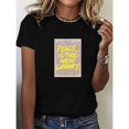 thumbnail image 1 of Peace Slogan Print T Shirts 'PEACE IS THE NEW LUXURY' Text Graphic Tees Unisex Positive Vibes & Casual Wear Pattern Tops,S-5XL, 1 of 6