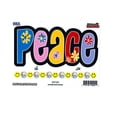 thumbnail image 1 of Peace - Sticker - 6" x 4", 1 of 1