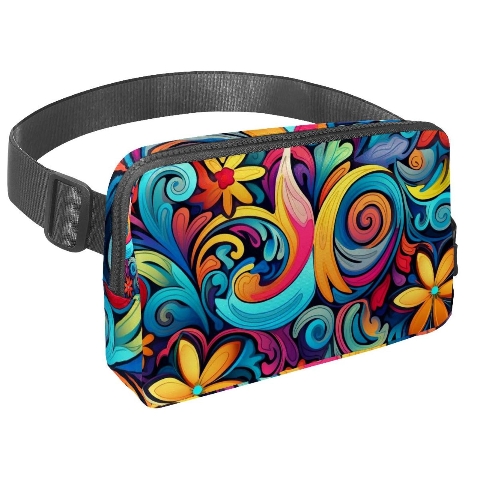 Peace Symbol Adjustable Lightweight Waist Packs Fanny Packs Money Belt with Extension Strap Unisex