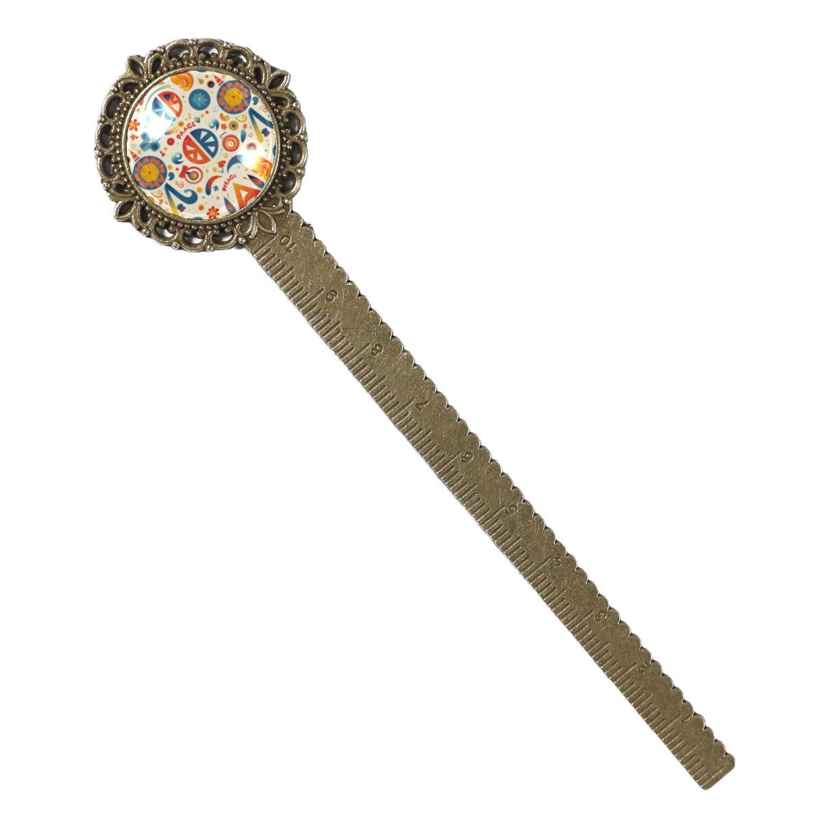 Peace Symbol Bookmarks Made of Antique Bronze a Gift for Book Lovers