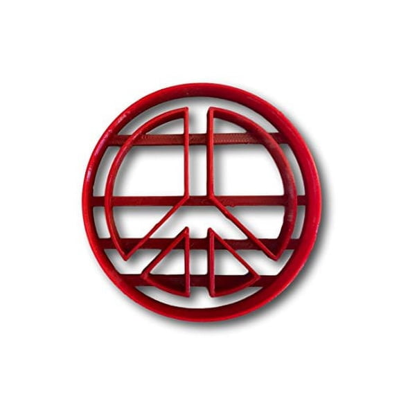 Peace Symbol Cookie Cutter (2 inches)- Fast Shipping - Sharp Edges - Exceptional Quality
