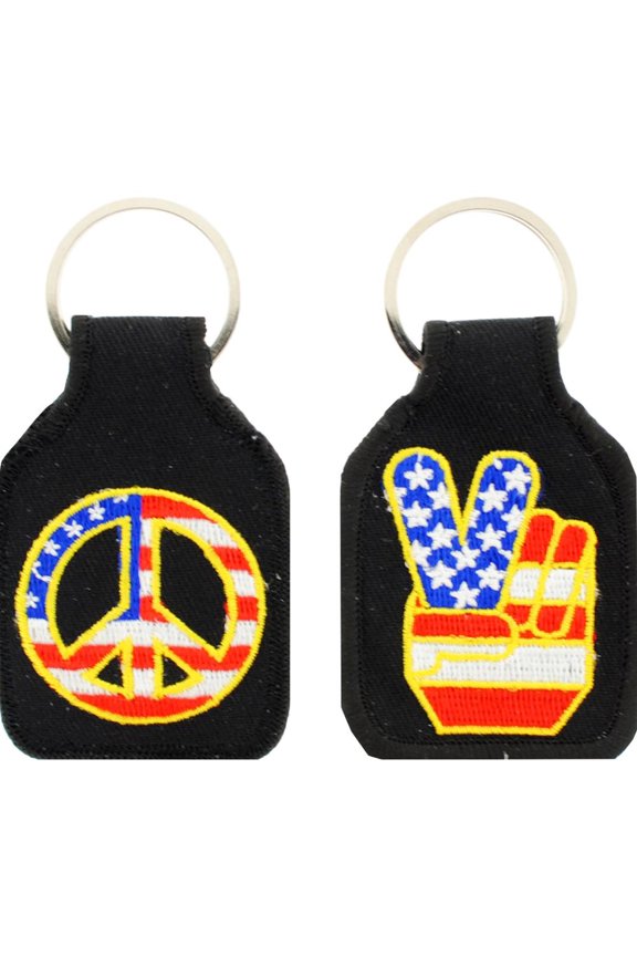 Eagle Emblems KC0175 Key Ring - Peace Sign - Embark - 1.88 x 2.75 in.