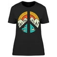 thumbnail image 1 of Peace Symbol Landscape T-Shirt Women -Image by Shutterstock, Female XX-Large, 1 of 2