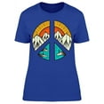 thumbnail image 1 of Peace Symbol Landscape T-Shirt Women -Image by Shutterstock, Female XX-Large, 1 of 2