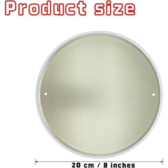 Peace Symbol Metal Sign 8x8in Round Inspirational Plaque for Bedroom Wall Decor Harmony Gift