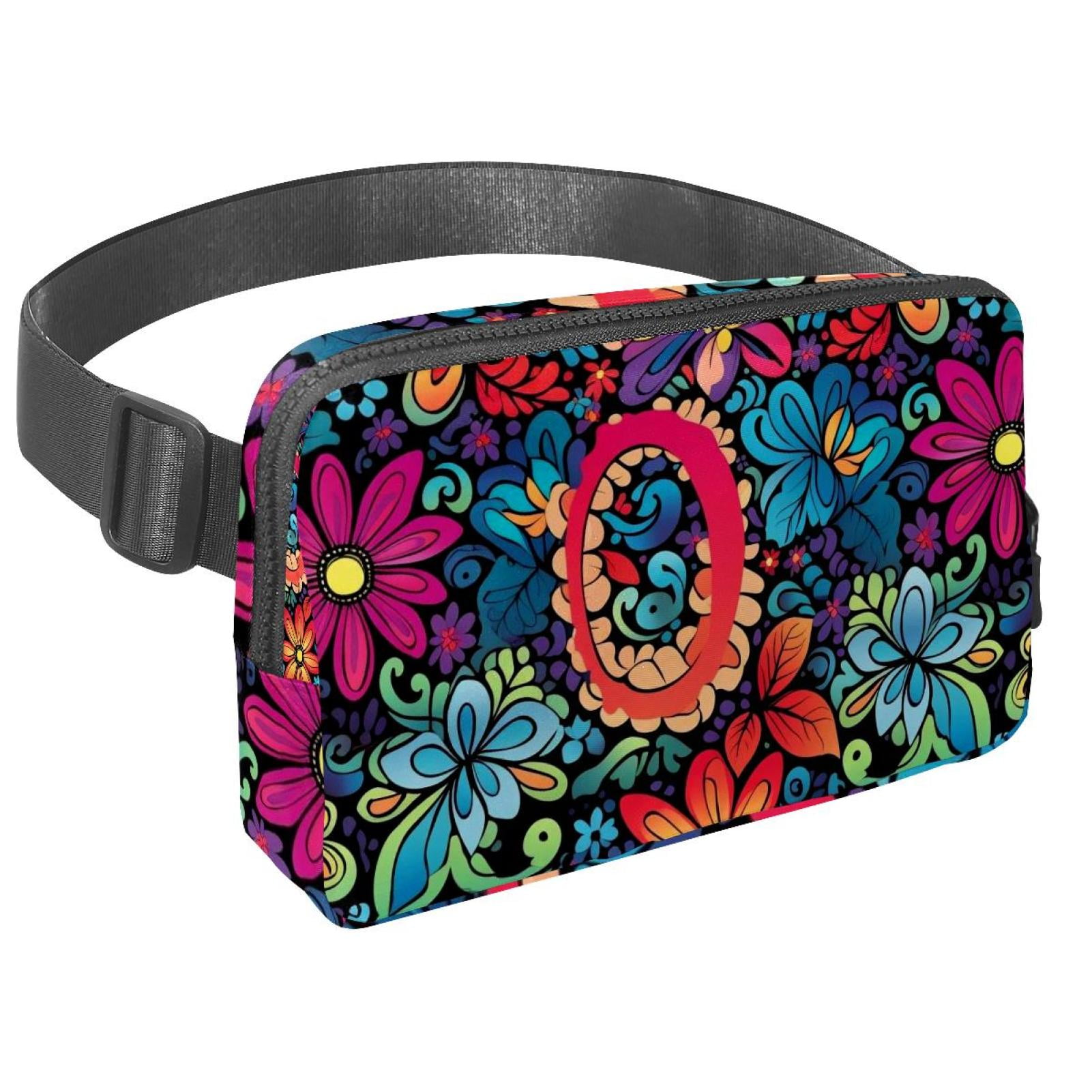 Peace Symbol Money Belt Waist Bag Fanny Pack - Lightweight Adjustable with Extension Strap Unisex
