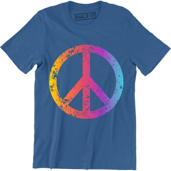 Peace Symbol - Peace Political Anti-Nuclear Hippy - Choice Of Colors T-Shirt