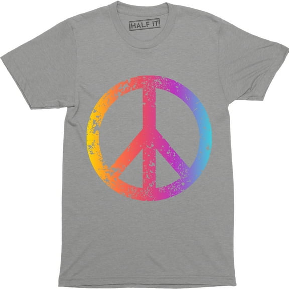 Peace Symbol - Peace Political Anti-Nuclear Hippy - Choice Of Colors T-Shirt