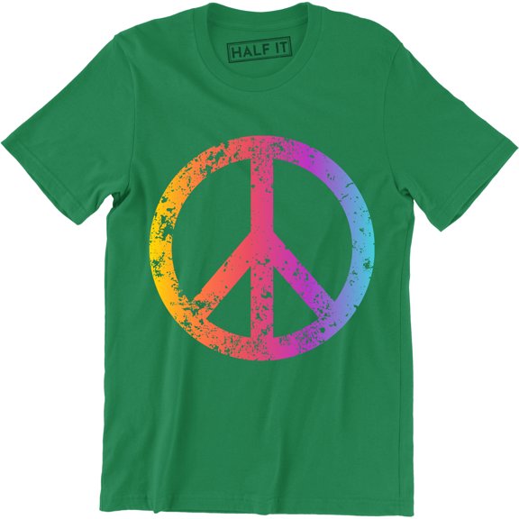Peace Symbol - Peace Political Anti-Nuclear Hippy - Choice Of Colors T-Shirt